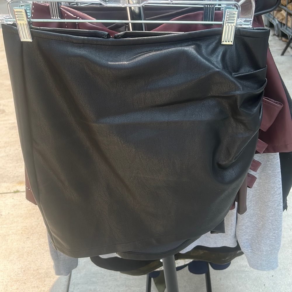 Black Leather skirt